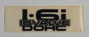 1.6i 16 VALVE DOHC DOUBLE OVER HEAD CAM SIDE REAR DECAL STICKER SUIT FORD LASER - Picture 1 of 1