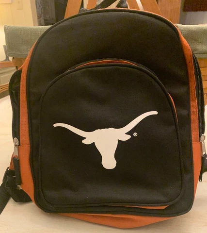 Texas Longhorns Mini Backpack Officially Licensed Collegiate Product 12" x 12 1 Cover