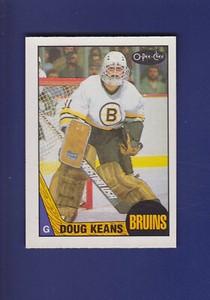 Doug Keans 1987-88 O-PEE-CHEE OPC Hockey #147 (NM) Boston Bruins