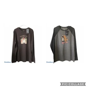 G.H. Bass & Co. Christmas Long Sleeve Men's Tops Elf|Gingerbread RB-12|14|15 - Bild 1 von 11