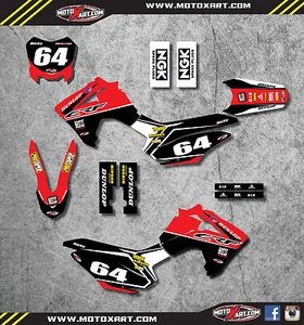 Honda CRF 125 - 2013 - 2018 Full Custom Graphic Kit PYRO STYLE stickers decal - Picture 1 of 2