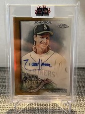 Randy Johnson 2022 Topps Allen Ginter Chrome 24/50 Gold Refractor Auto Autograph