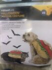 Costume et costume de chat Halloween vibrant Life : hot-dog, taille extra-petite