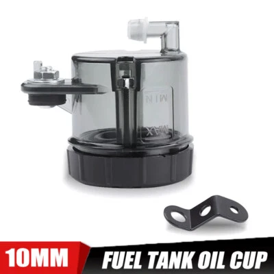 Motorcycle Brake Clutch Master Cylinder Fluid Reservoir Tank Oil Cup Bottle - Image 1 of 4