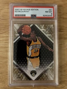 Kevin Durant 2007 SP ROOKIE EDITION ROOKIE CARD #61 GRADED - PSA 9 - Picture 1 of 2