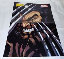 Wizard Magazine Comic Book Double Sided Poster- Wolverine/Tomb Raider (10"×13")
