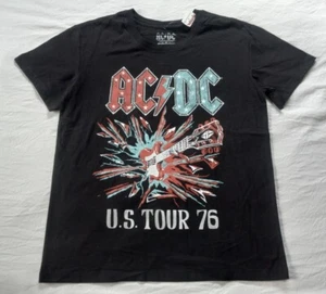 NWT - AC/DC "U.S. Tour 76" Retro Style Band Concert T-Shirt Adult SZ Medium - Picture 1 of 6