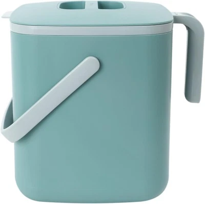 Blue Ginkgo 5L Kitchen Compost Bin Odor-Tight Countertop Pail - Image 1 of 4