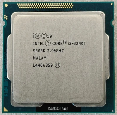 Intel Core i3-3240T 2.90GHz Dual-Core LGA 1155/Socket H2 3MB Processor CPU SR0RK - Image 1 of 2
