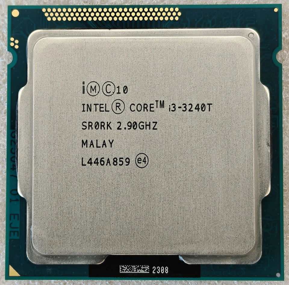 Intel Core i3-3240T 2.90GHz Dual-Core LGA 1155/Socket H2 3MB Processor CPU SR0RK - Image 1 of 2