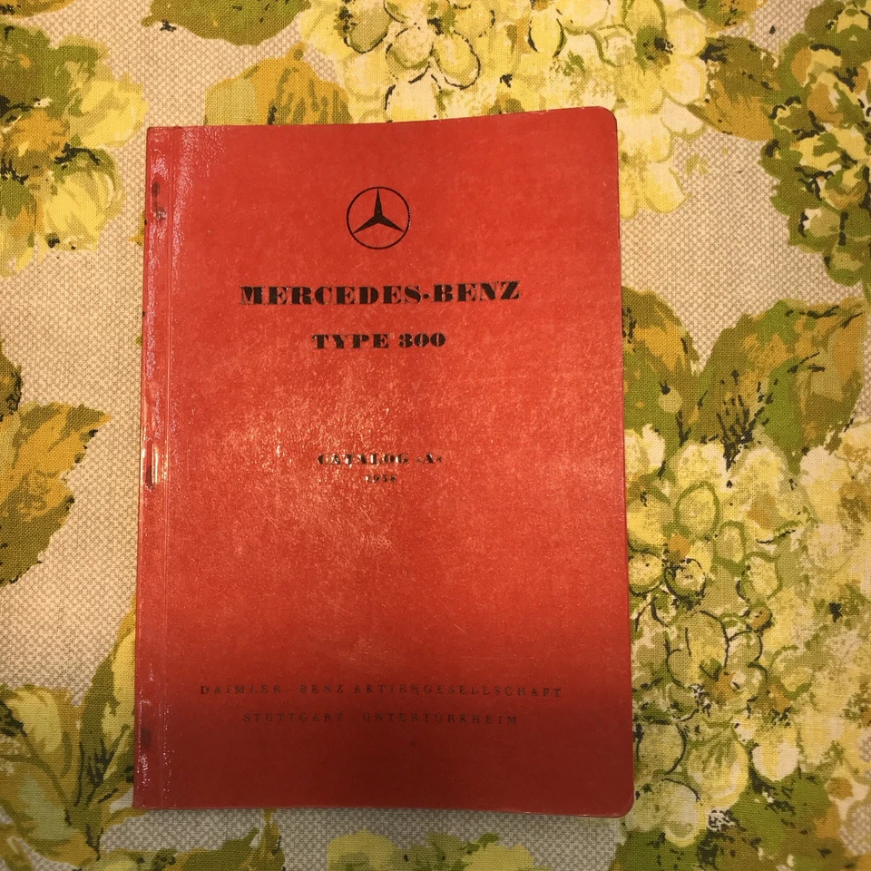 Mercedes Benz Type 300 1952 1953 catálogo A 1952 original OEM pátina vintage Foto 1 de 4