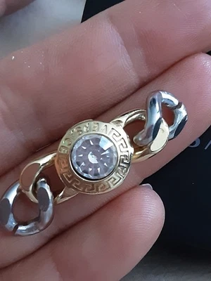 One  Versace  1 pieces       zipper pull Medusa 1 .6 inch  connector - Изображение 1 из 4