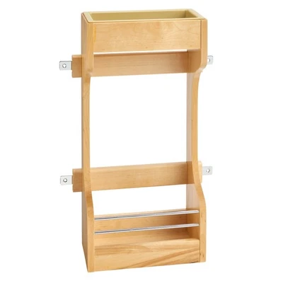 Rev-A-Estante Montaje en Puerta Fregadero Base Gabinete Organizador de Almacenamiento, Madera, 4SBSU-15 Foto 1 de 4