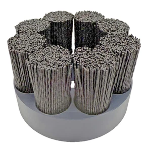 Weiler 86113 4" 120 Grit Ceramic Crimped Disc Brush - Picture 1 of 4