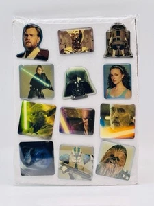 Disney Pin 2005 TDL Star Wars Episode III Lenticular 12 Pin Set Japan ROTS NIP - Picture 1 of 13