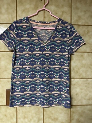 Mossimo Mujer’s Boho Retro 90’s Y2K Camiseta, Informal Desierto Suroeste, Talla Lg Foto 1 de 4