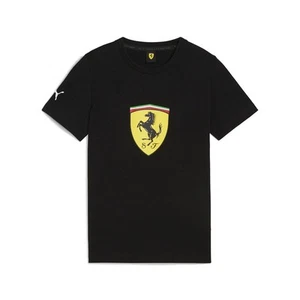 PUMA Scuderia Ferrari Race Colored Shield Crew Neck Short Short Sleeve T-Shirt - Picture 1 of 2
