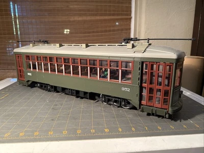 LGB No. 20380 POWERED CITY STREETCAR with MTS ~ G Gauge ~ Excellent Condition! - Image 1 of 4