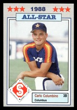 1988 Jennings Southern League All-Stars Carlo Colombino #10 Columbus Astros