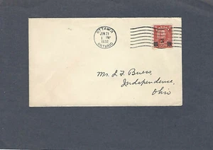 #191 3c on 2c surcharged KING GEORGE V FDC OTTAWA,ONT JUN 21-1932 - Imagen 1 de 1