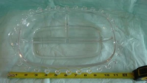 Heisey Lariat 3 part relish bowl (369) - Picture 1 of 4