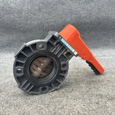Hayward 3" PVC/EPDM Buttlefly Valve Max Pressure 150Psi  Used - Image 1 of 4