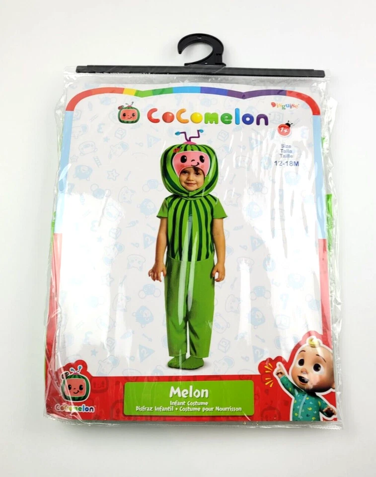 Disguise baby Cocomelon Melon Infant Costume Size 12-18 Months WPH39