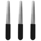  3 Pcs Stück (10 Rostfreier Stahl Salon-Nagelfeilenwerkzeuge