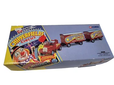 Chipperfields Circus - 97915 Scammell Highwayman w/ 2 Trailers - Corgi Classics - Image 1 of 3