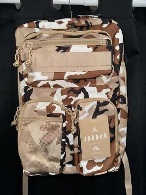 Mochila Jordan Air Hesi Camuflada Arena Nike Edición Limitada Urbana Utilidad Nueva con Etiquetas Foto 1 de 4