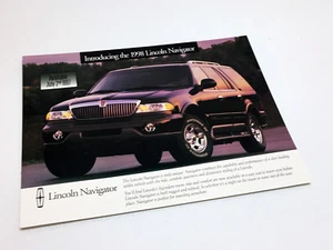Lincoln Navigator 1998 hoja de información de lanzamiento - Imagen 1 de 1