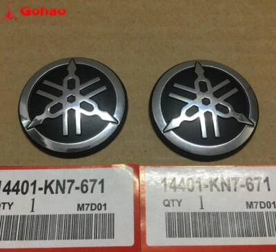 2x 5cm Fuel Tank Fairing Badge Emblem Decal For Bikes R1 R3 R6 Motorcycle Bike - Image 1 of 4