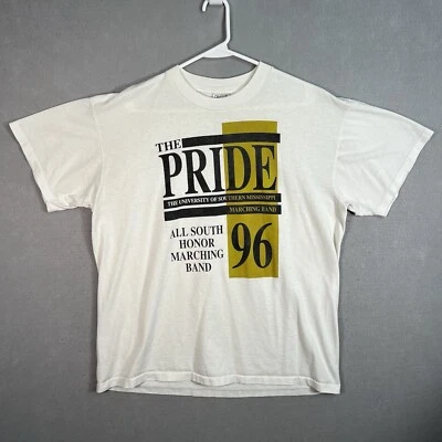 Vintage 1996 The Pride University Southern Mississippi Marching Band T Shirt XL - Image 1 of 4