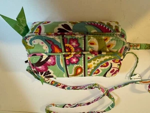 Vera Bradley All in One Crossbody Wristlet Shoulder Purse Tutti Frutti Green NEW - Bild 1 von 12