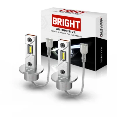 Kit de bombillas antiniebla LED H3 blancas súper brillantes 6500K para Infiniti QX56 2004-2010 Foto 1 de 4