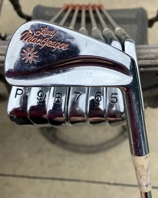 Винтажный леди MacGregor железа комплект - 3i-PW - RH - красная краска заполнения - Бесплатная доставка - Изображение 1 из 4