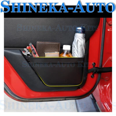 FOR JEEP WRANGLER JK ⭕FRONT & REAR DOOR POCKET STORAGE BOX ORGANIZER TRAY ACCESS - Image 1 of 4
