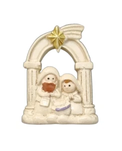 MAGNETE CALAMITA FRIGO IN RESINA PRESEPE NATALE - Imagen 1 de 2