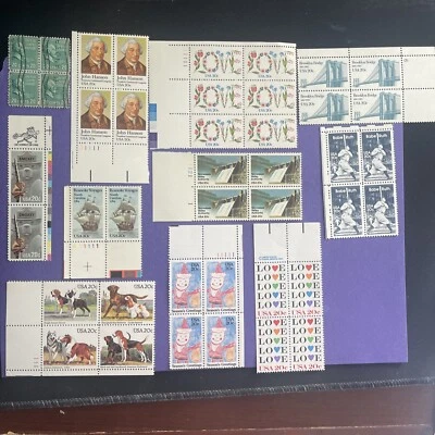 US 1938,1981-1984 20c, 11 Stamps Blocks VF/XF, See Photos - Image 1 of 4