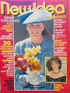 New Idea Magazine Australian 1988 October Mick Jagger Derryn Hinch Fergie - Picture 1 of 4