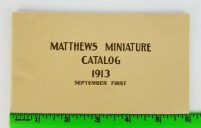 Vintage 1913 Matthews Miniatures Clamps Tools Hardware St. Louis Catalog - Image 1 of 4