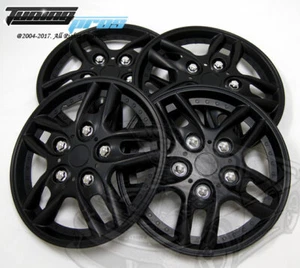 4pcs Qty 4 Wheel Cover Rim Skin Cover 15" Inch, Style 515 15" Hubcap Matte Black - Picture 1 of 4