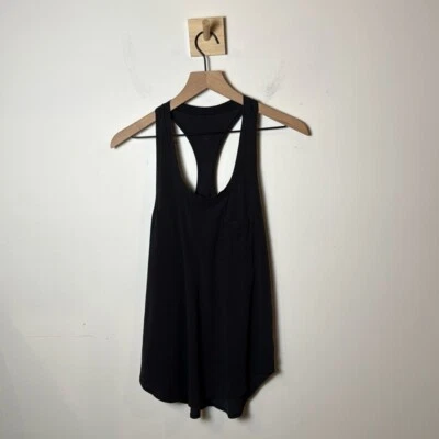 Camiseta sin mangas Lululemon Love para mujer espalda deportiva con bolsillo frontal en negra camiseta sin mangas básica Foto 1 de 4