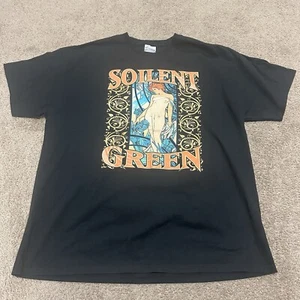Vintage Soilent Green Sewn Mouth Secrets Shirt 90’s Hanes Beefy Size XXL Rare - Picture 1 of 8