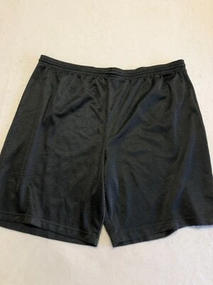 Pantalones Cortos Wilson Para Hombre Grandes Negros Retro Clásicos Malla Baloncesto Gimnasio Pista Sudaderas Foto 1 de 4