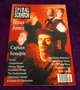 Spiral Scratch Magazine August 1991 - Jesus Jones, Captain Sensible, Swans - Picture 1 of 1
