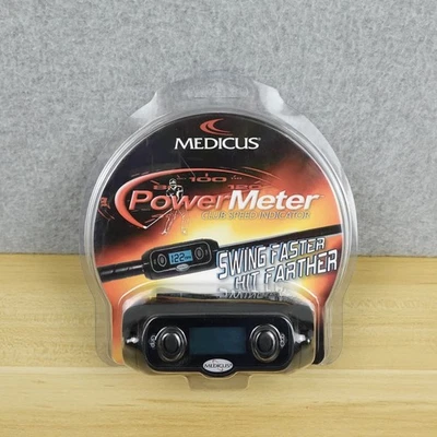Medicus 功率计 高尔夫球杆速度指示器 摆动 更快 更远 停产 — 第 1/4 张图片