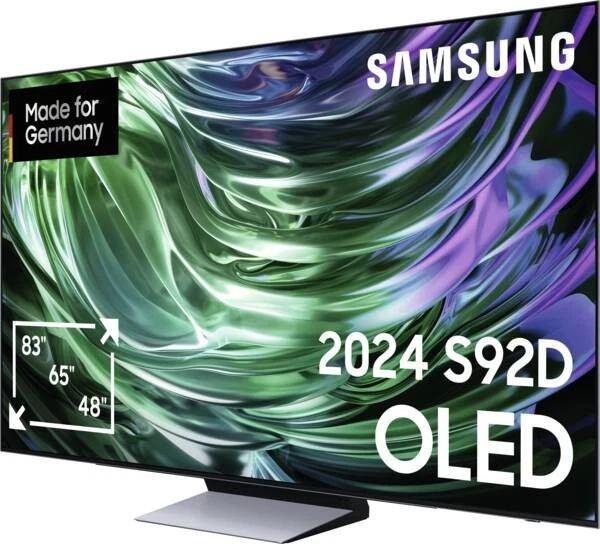 Samsung GQ65S92DATXZG Carbon Silber 65" 4K UHD OLED Smart-TV Fernseher NEU OVP - Bild 1 von 2