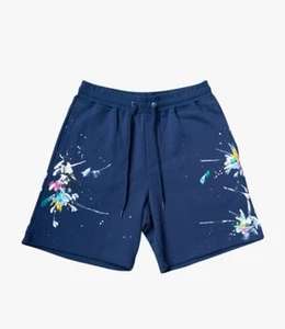 EPTM Showroom Only Paint Splatter Sweatshorts dunkelblau - Größe 2XL - NEU mit Etikett - Bild 1 von 11