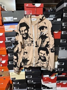 Asaali Hoodie El Chapo & Pablo Escobar Cartel Zip-Up Men’s Size Small PRISTINE - Picture 1 of 11